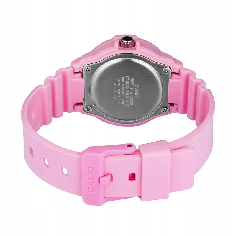 Casio Youth Japan Quartz Pink Ladies Watch- LRW-200H-4B2V